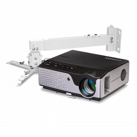 Overmax Multipic 4.1 - projektor LED + uchwyt biały