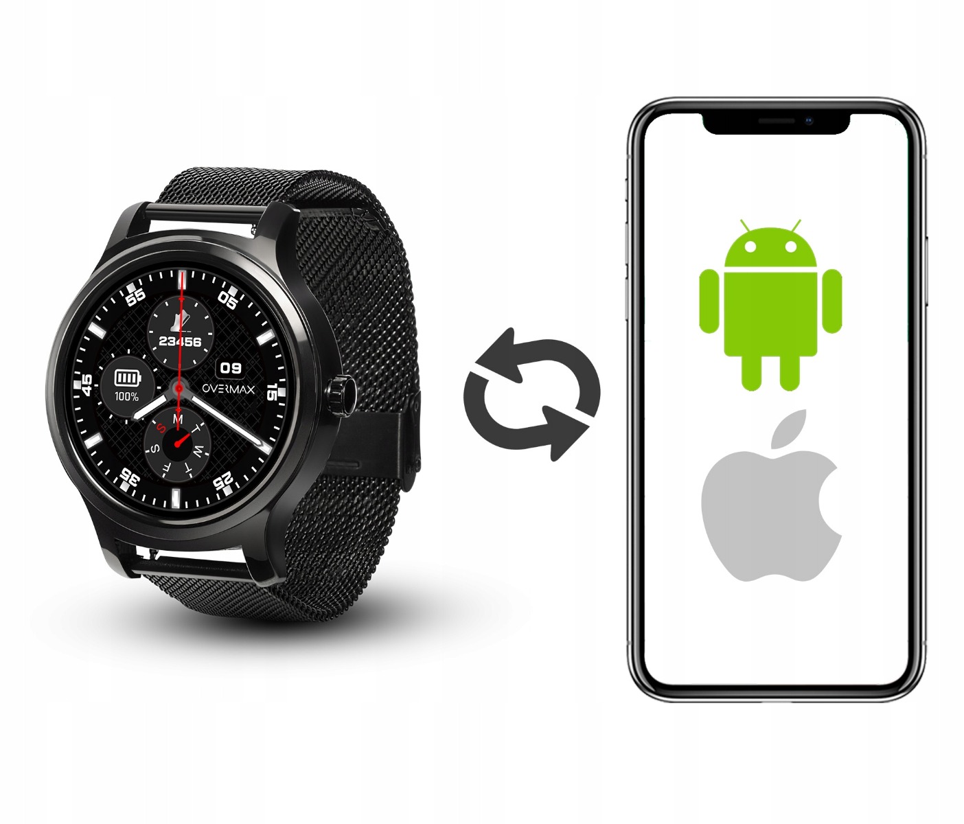 Smartwatch Overmax Touch 2.6 Black